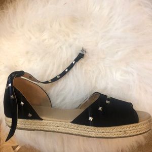 Studded platform sandals